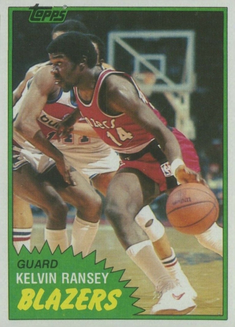 1981 Topps Kelvin Ransey #88 Basketball Card
