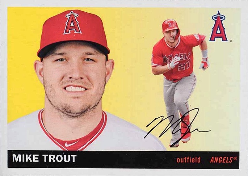2020 Topps Archives Mike Trout #50 Baseball Card