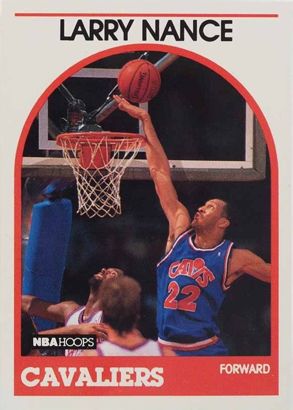 1989 Hoops Larry Nance #25 Basketball Card