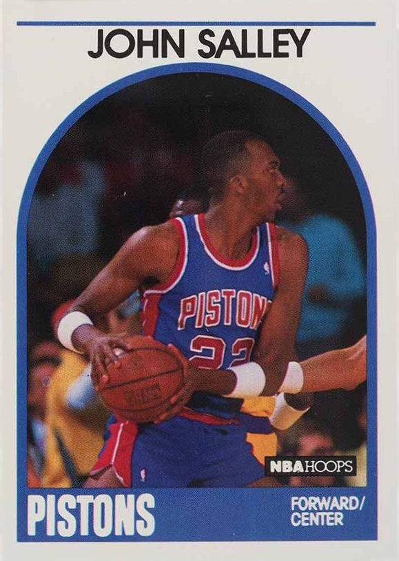 1989 Hoops John Salley #109 Basketball Card