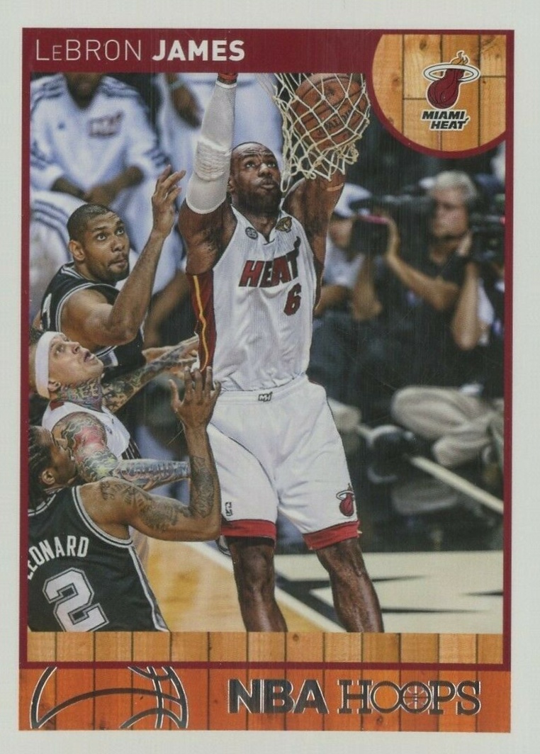 2013 Panini Hoops LeBron James #62 Basketball Card