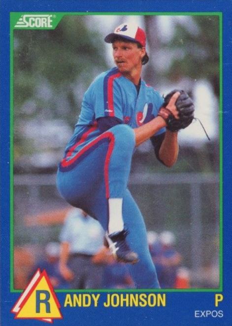 1989 Score Rising Stars Randy Johnson #63 Baseball Card