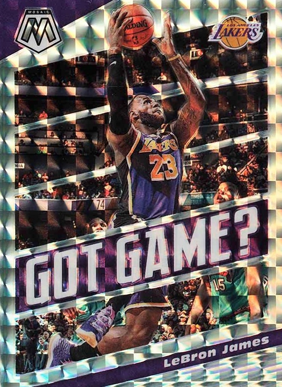 2019 Panini Mosaic Got Game LeBron James #7 Basketball Card