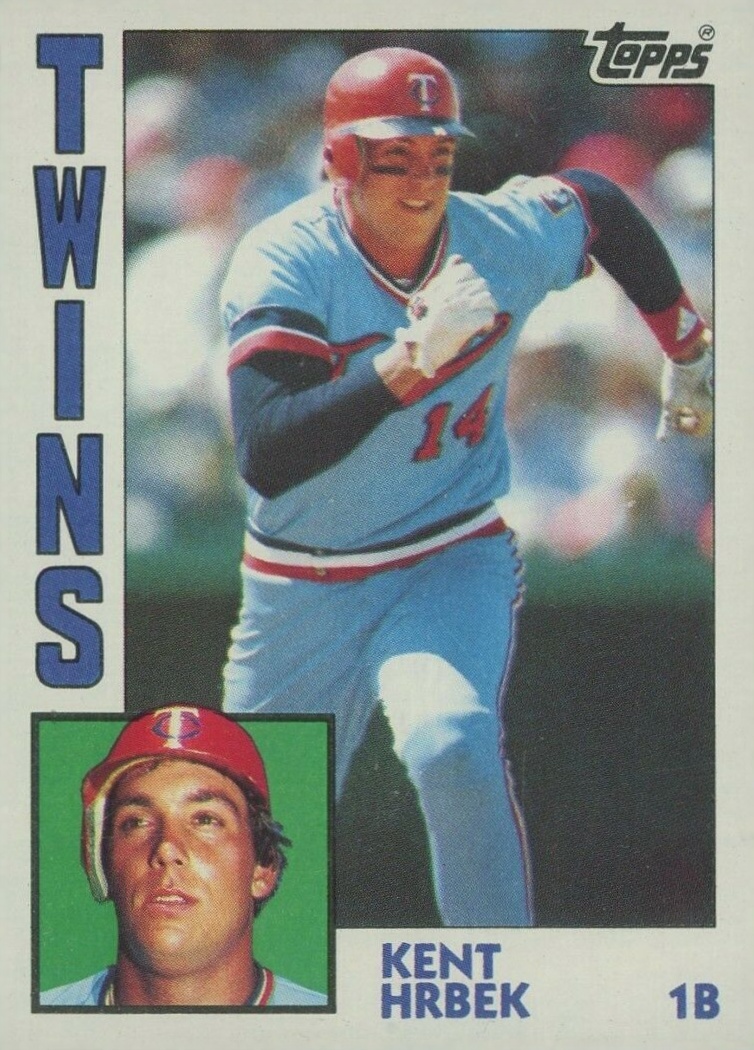 1984 Topps Kent Hrbek #345 Baseball Card