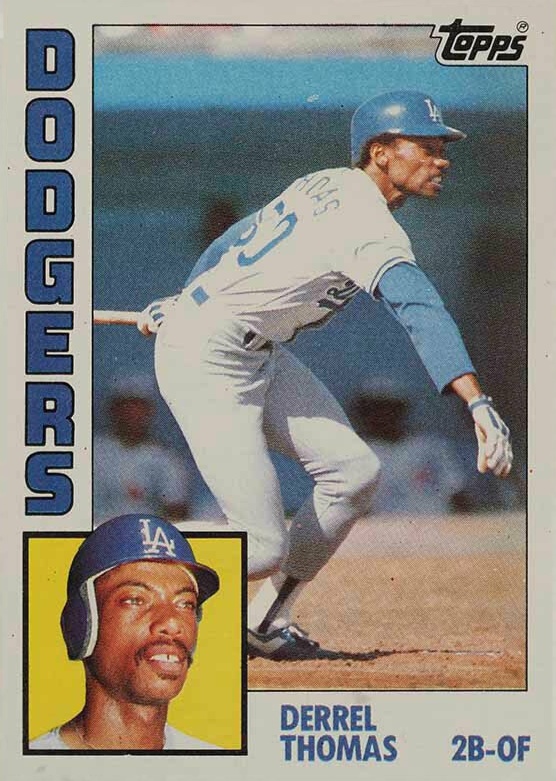 1984 Topps Derrel Thomas #583 Baseball Card