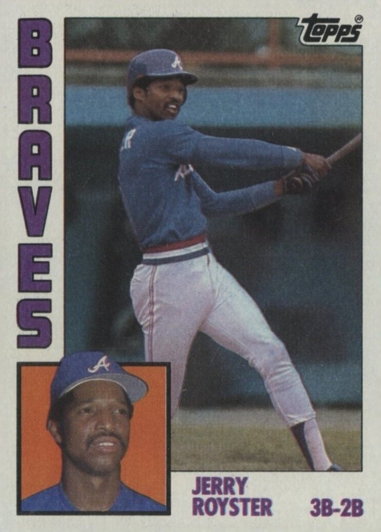 1984 Topps Jerry Royster #572 Baseball Card