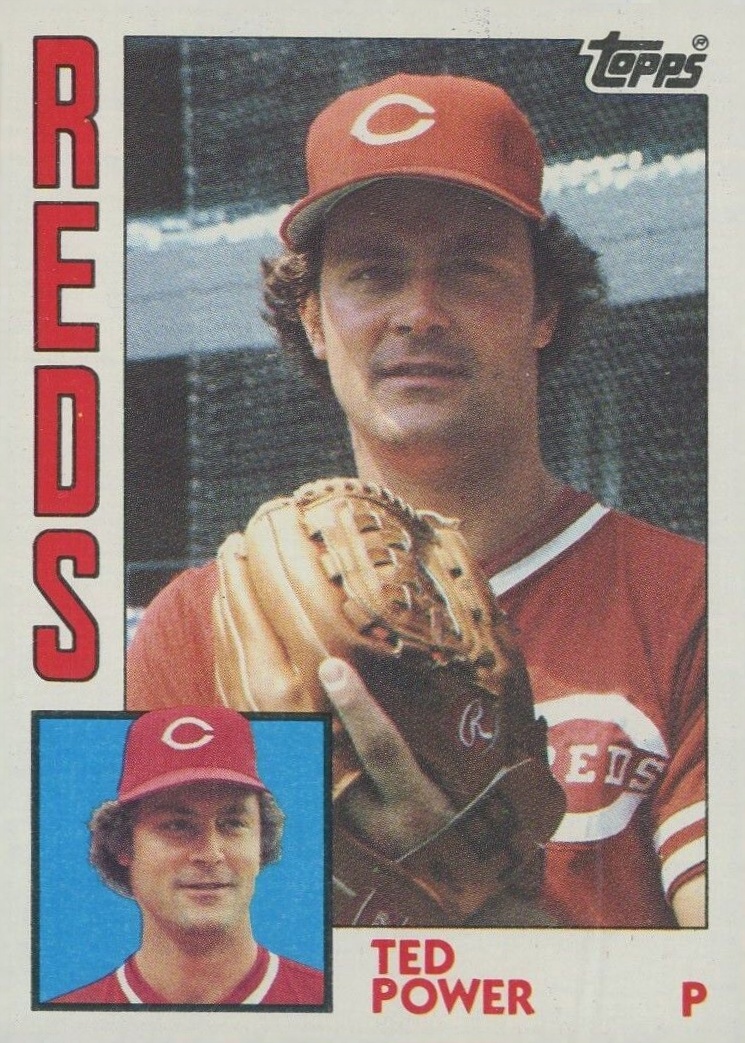 1984 Topps Ted Power #554 Baseball Card