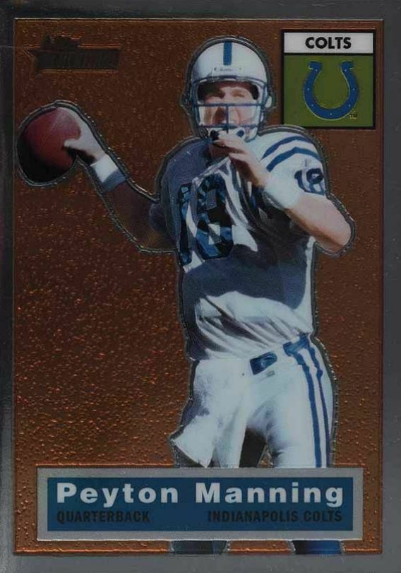 2001 Topps Heritage  Peyton Manning #25 Football Card