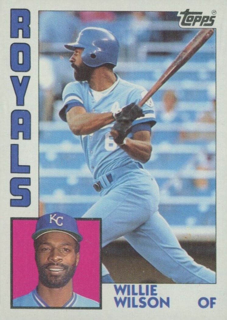 1984 Topps Willie Wilson #525 Baseball Card