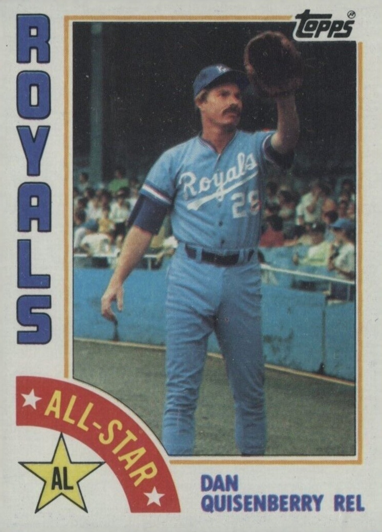 1984 Topps Dan Quisenberry (All-Star) #407 Baseball Card