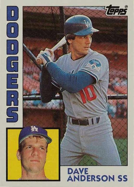 1984 Topps Dave Anderson #376 Baseball Card