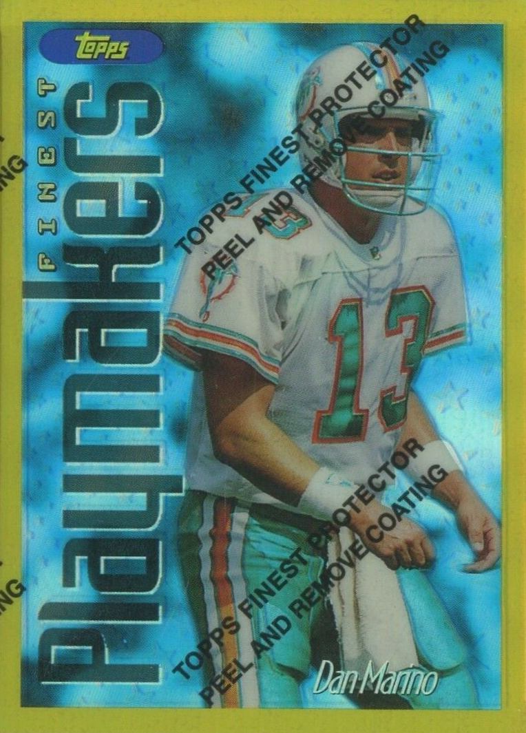 1996 Finest Dan Marino #40 Football Card