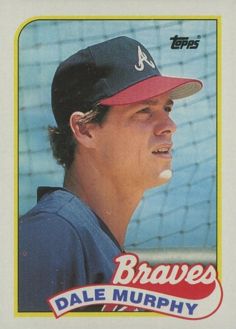 1989 Topps Dale Murphy #210 Baseball Card