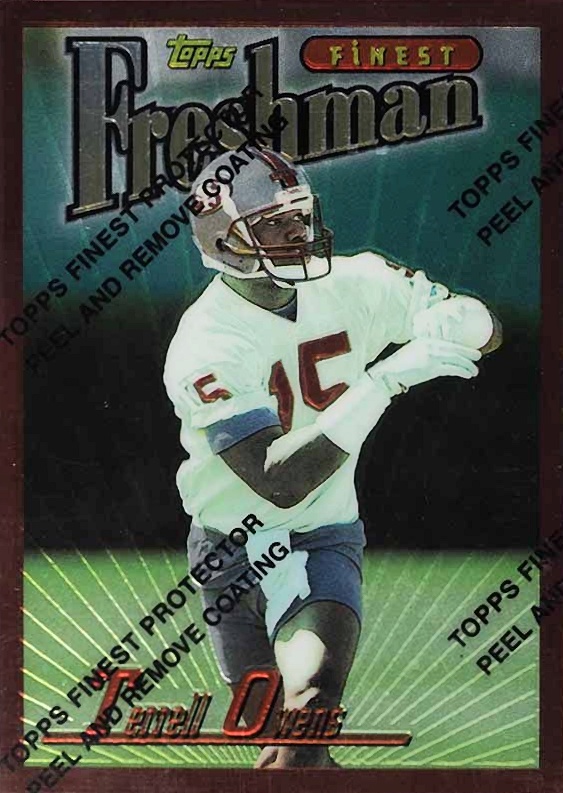 1996 Finest Terrell Owens #338 Football Card
