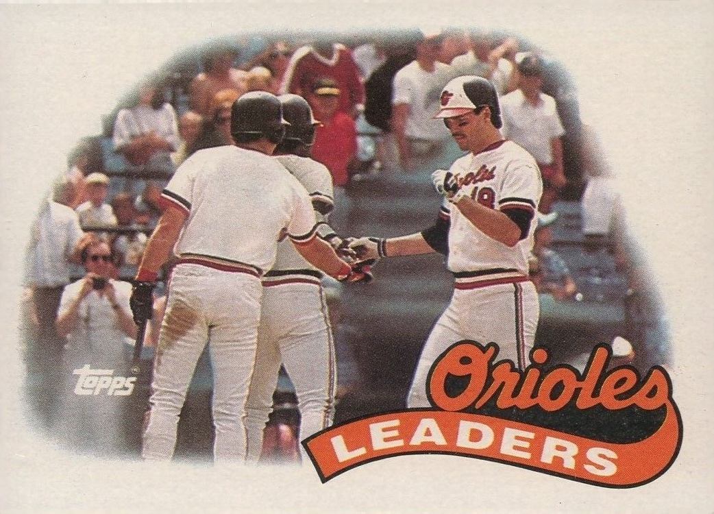 1989 Topps Orioles Leaders #381 Baseball Card