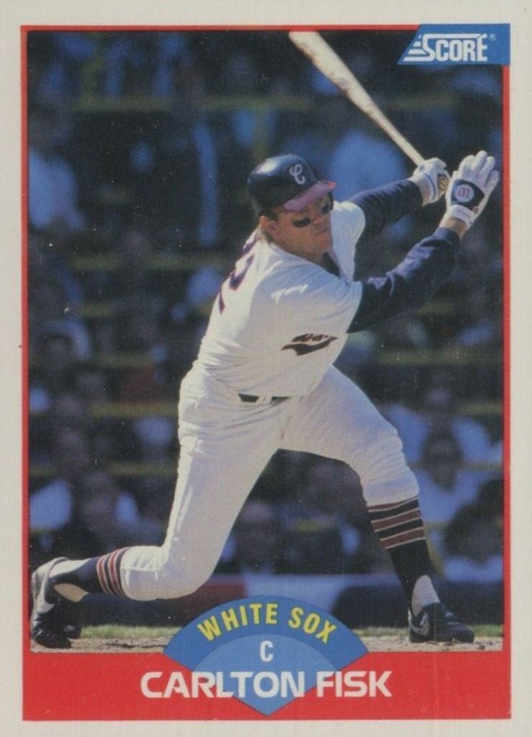1989 Score Carlton Fisk #449 Baseball Card