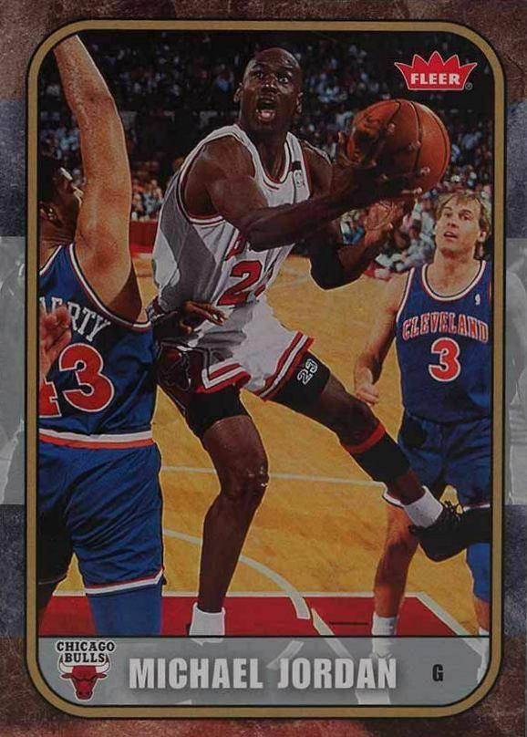 2007 Fleer Jordan Box Set Michael Jordan #100 Basketball Card