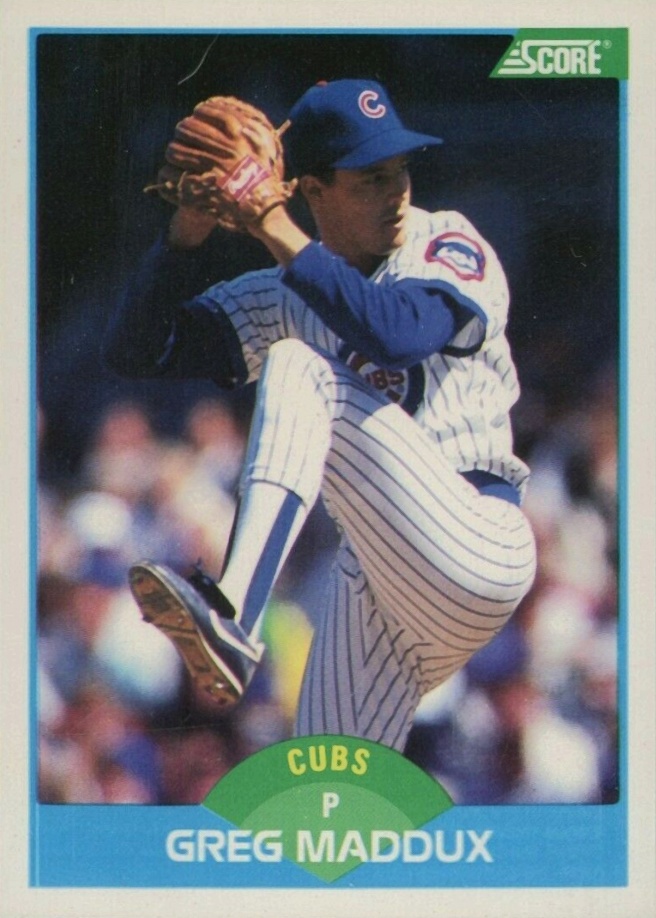 1989 Score Greg Maddux #119 Baseball Card