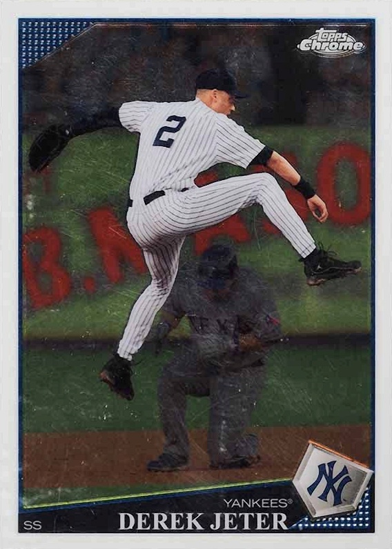 2009 Topps Chrome Derek Jeter #98 Baseball Card
