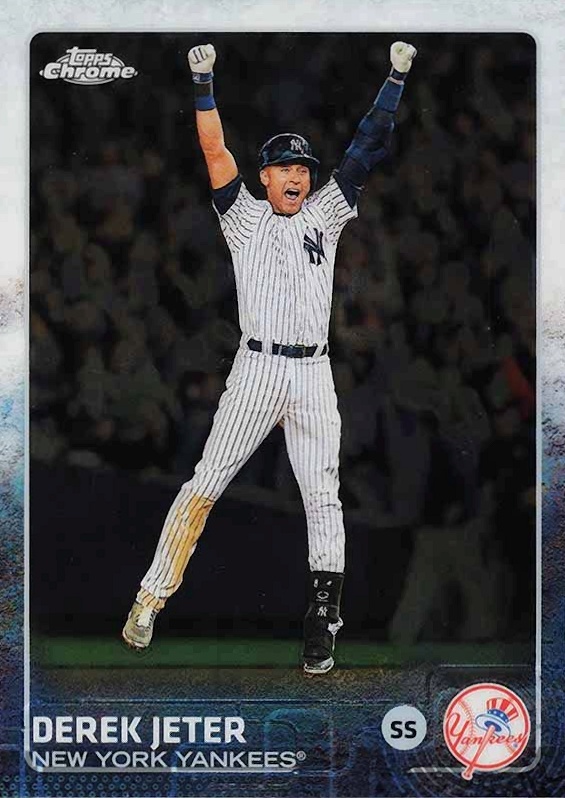 2015 Topps Chrome Derek Jeter #1 Baseball Card