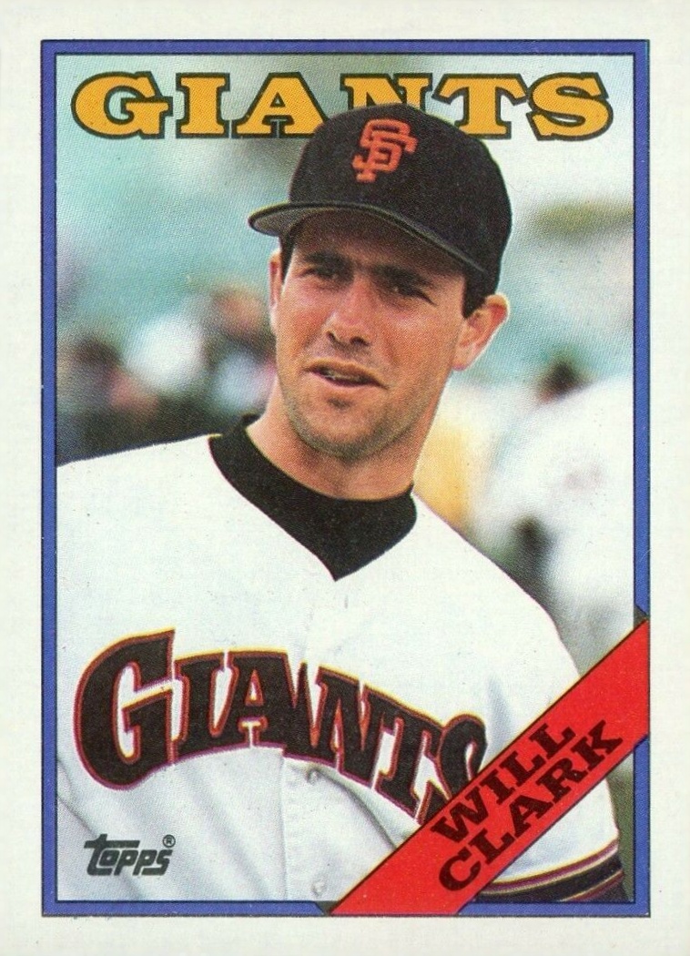 1988 Topps Will Clark #350 Baseball Card