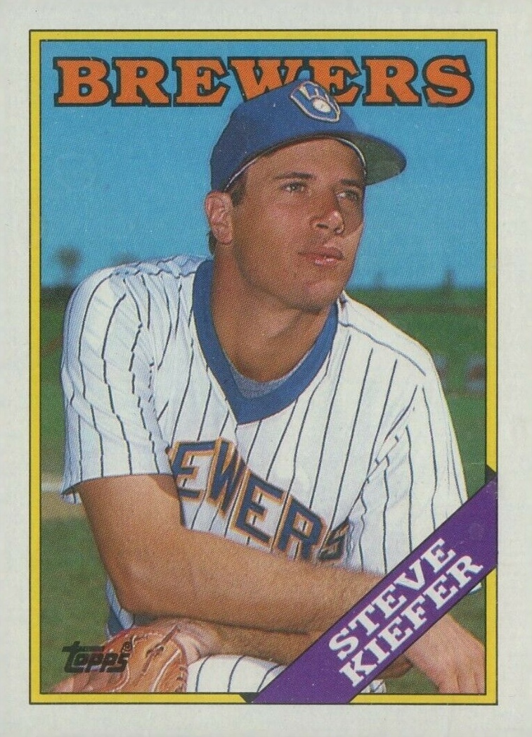 1988 Topps Steve Kiefer #187 Baseball Card