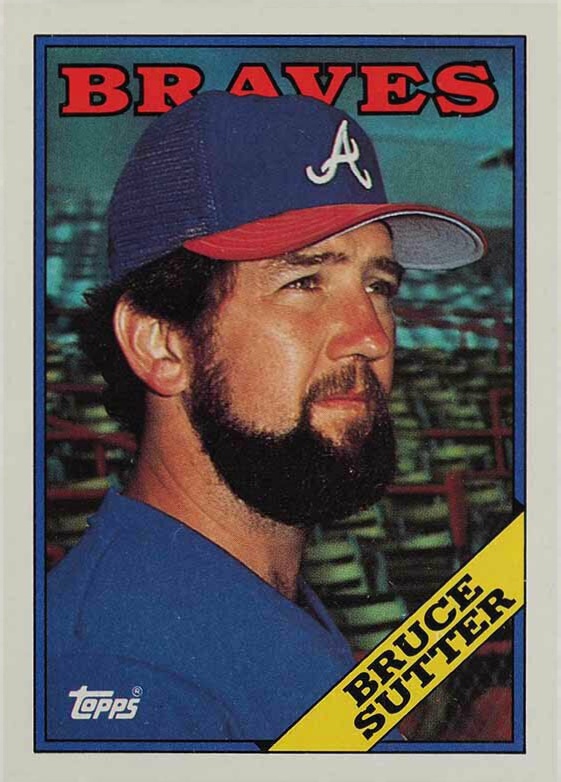 1988 Topps Bruce Sutter #155 Baseball Card