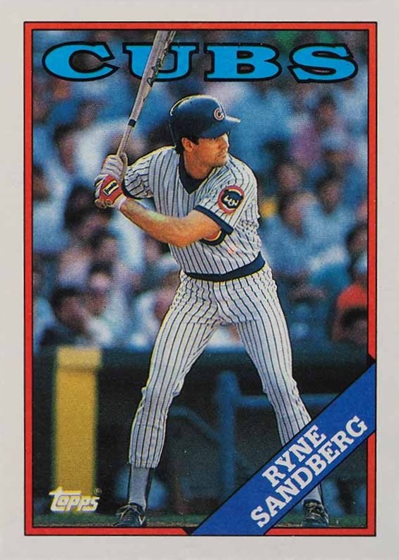 1988 Topps Ryne Sandberg #10 Baseball Card