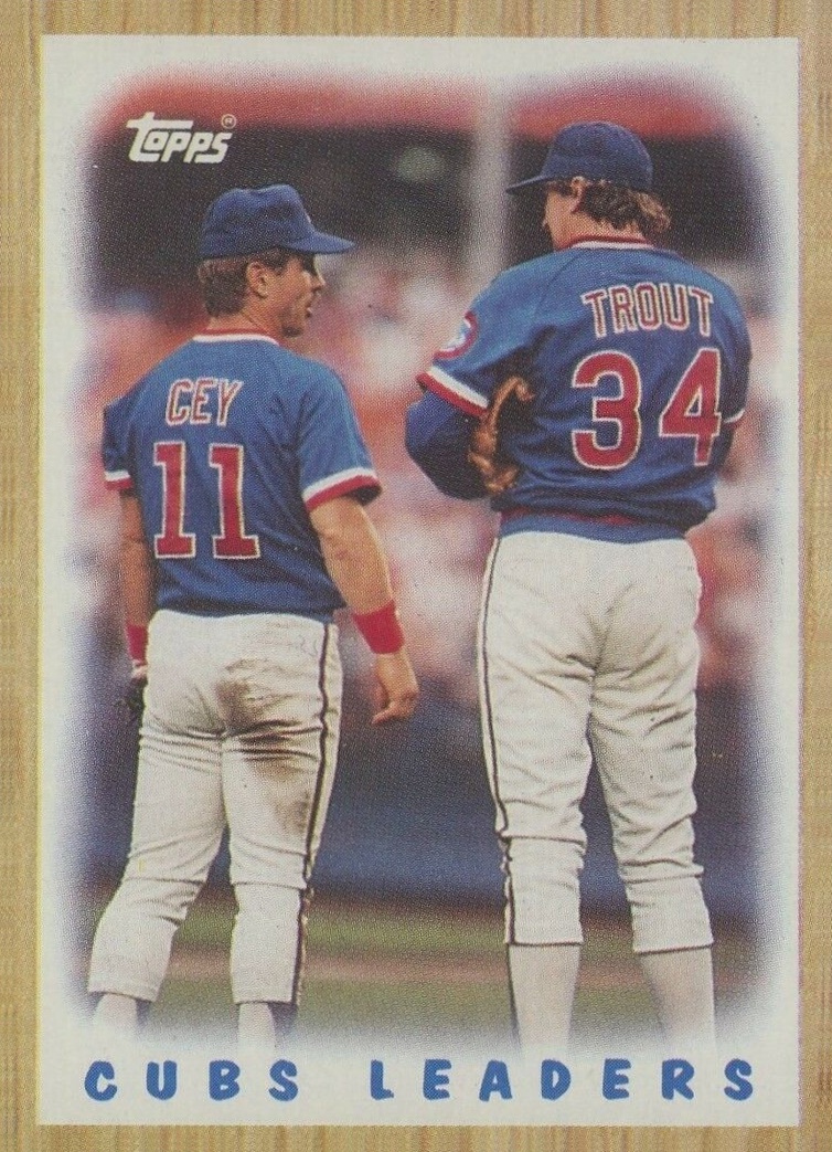 1987 Topps Cubs Leaders #581 Baseball Card