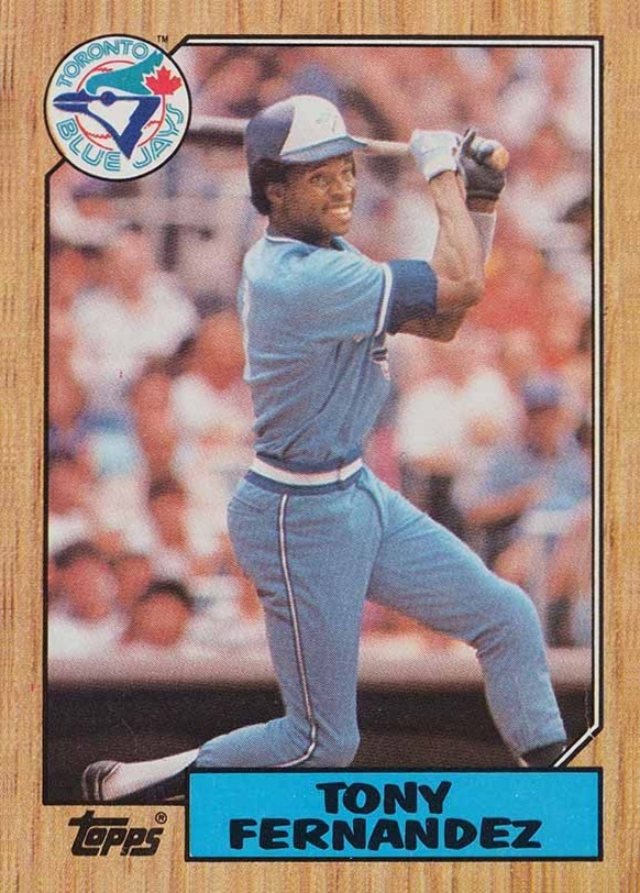 1987 Topps Tony Fernandez #485 Baseball Card