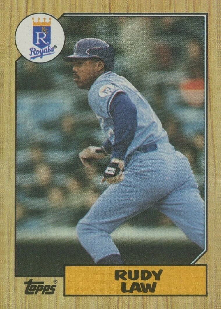 1987 Topps Rudy Law #382 Baseball Card