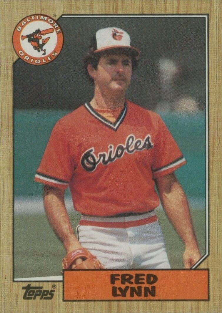 1987 Topps Fred Lynn #370 Baseball Card
