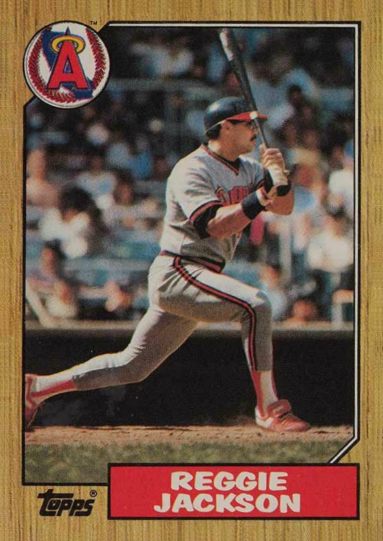 1987 Topps Reggie Jackson #300 Baseball Card