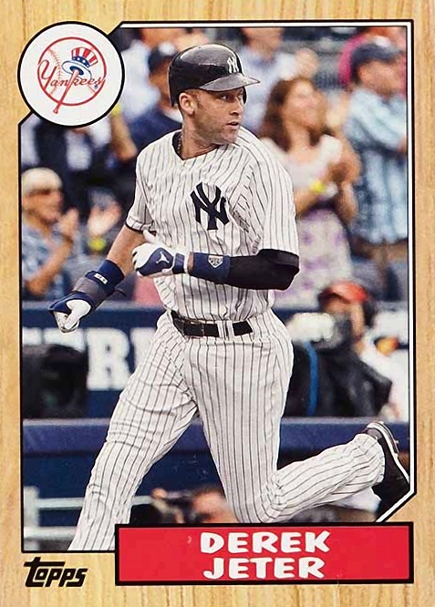 2012 Topps 1987 Topps Minis Derek Jeter #TM16 Baseball Card