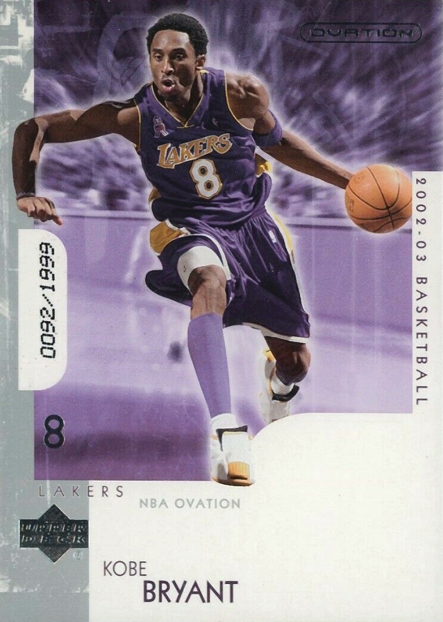2002 Upper Deck Ovation  Kobe Bryant #94 Basketball Card