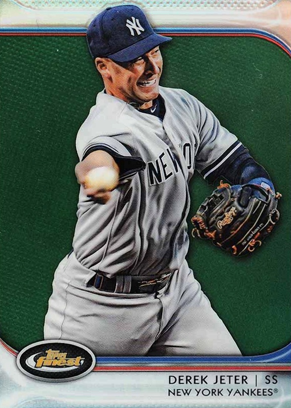 2012 Finest Derek Jeter #5 Baseball Card