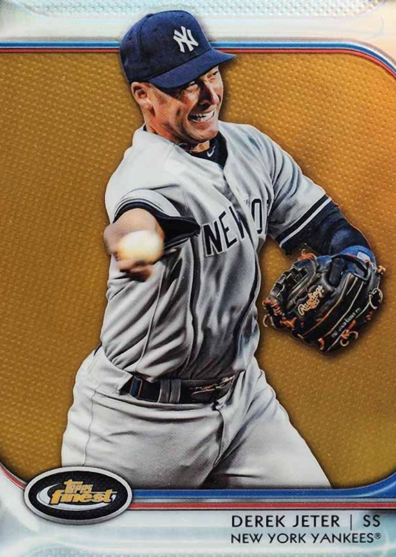 2012 Finest Derek Jeter #5 Baseball Card