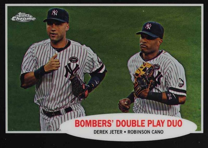2011 Topps Heritage Chrome Derek Jeter/Robinson Cano #C102 Baseball Card