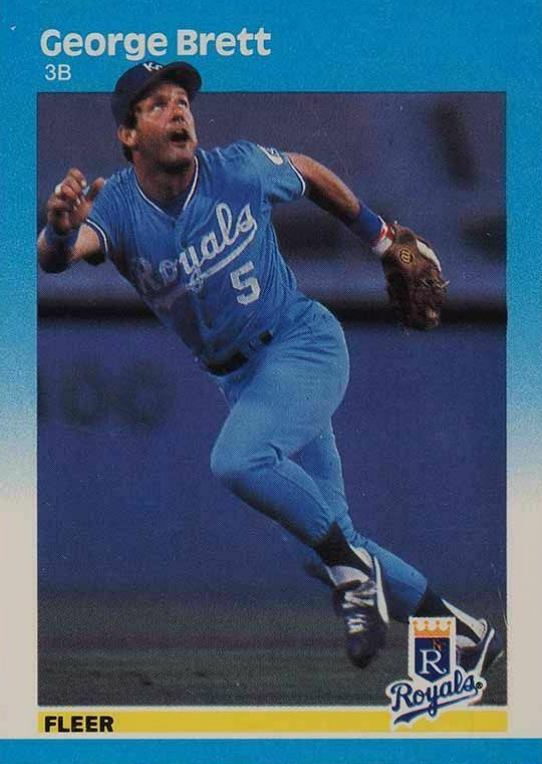 1987 Fleer Glossy George Brett #366 Baseball Card