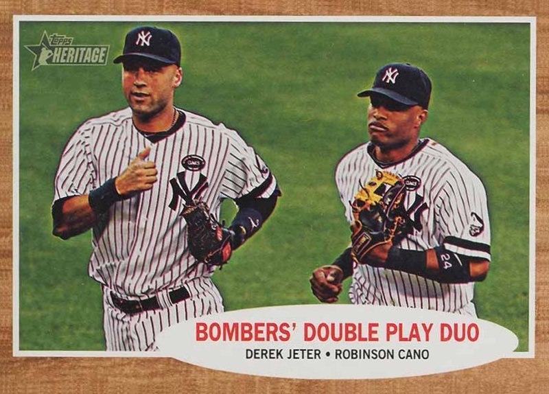 2011 Topps Heritage  Derek Jeter/Robinson Cano #37 Baseball Card
