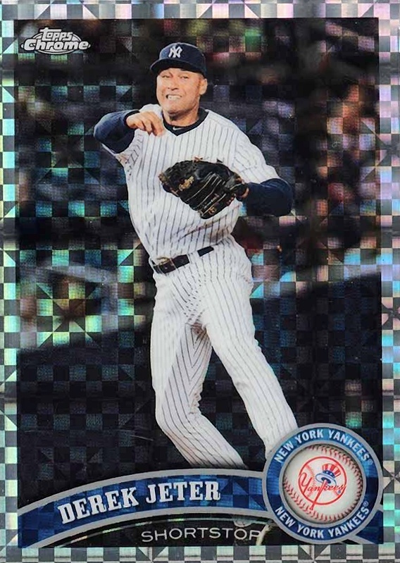 2011 Topps Chrome Derek Jeter #20 Baseball Card