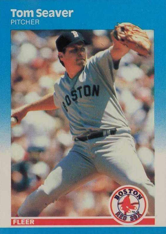 1987 Fleer Glossy Tom Seaver #45 Baseball Card