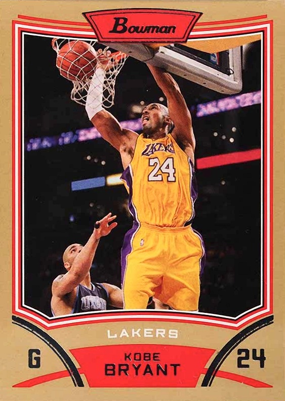 2008 Bowman Kobe Bryant #24 Basketball Card