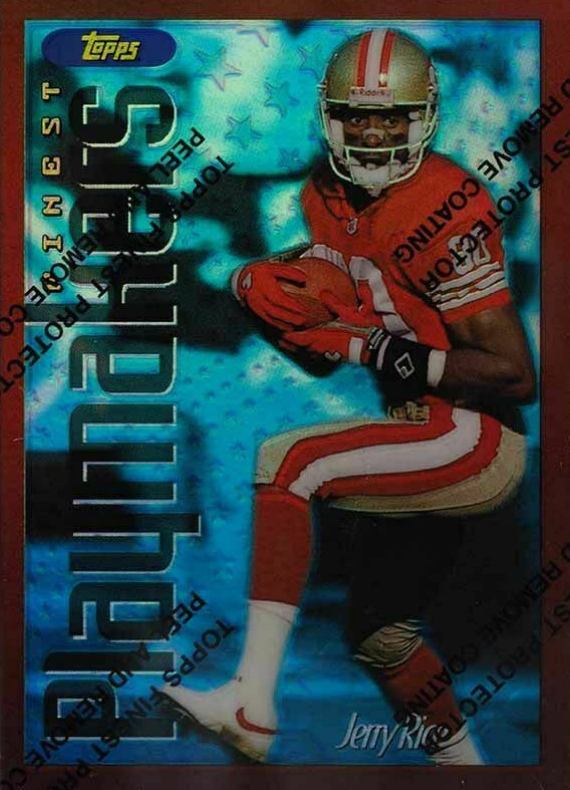 1996 Finest Jerry Rice #175 Football Card