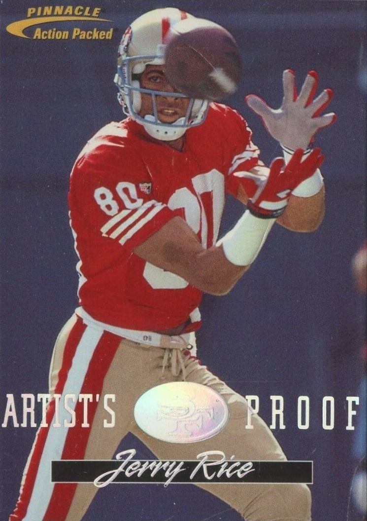 1996 Action Packed  Jerry Rice #11 Football Card