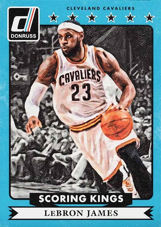 2014 Panini Donruss Scoring Kings LeBron James #20 Basketball Card