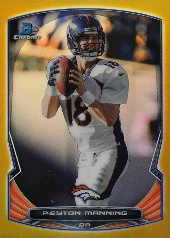 2014 Bowman Chrome  Peyton Manning #24 Football Card