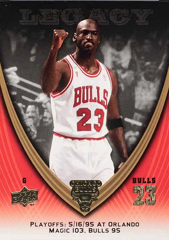 2008 Upper Deck Jordan Legacy  Michael Jordan #1050 Basketball Card