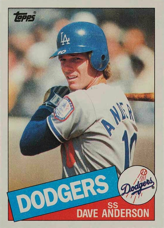 1985 Topps Dave Anderson #654 Baseball Card