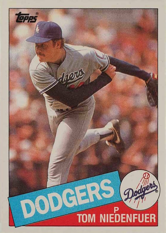 1985 Topps Tom Niedenfuer #782 Baseball Card